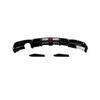 Diffusore Posteriore Lip Per BMW F30 MT MP 325i 330i 2013-2019 Doppio Scarico Lip Nero Con Splitter Luci Valance Spoiler