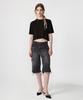 EAN JO Half Sleeve Knit Top (Black)