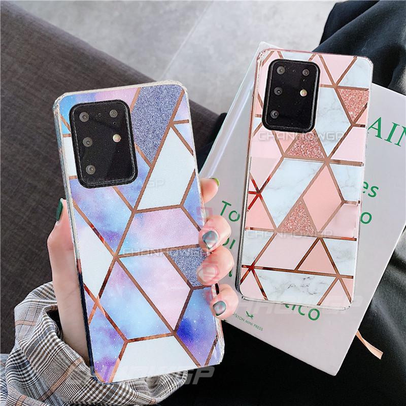 

Мягкий силиконовый чехол с блестками под мрамор для Samsung Galaxy A51 A71 A31 A41 A50 A30 A70 A20 A10 S A90 S20 S10 S9 S8 Plus S7 Note 9 10 20 Ultra Back Cover Shell