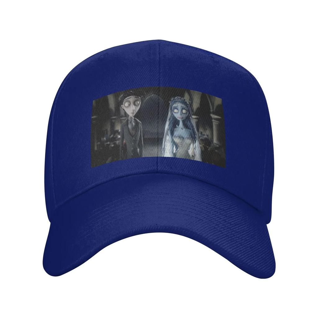 Unisex Baseball Hats Victor And Emily Tim Burton's Corpse Bride Outdoor Streetwear Summer Sports Baseball Caps Casquette Hats