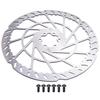 140/160/180/203/220mm Stainless Steels Disc Brake Rotor with Screws Bicycles Disc Brake Rotor for Road Bike, Mountain Bike