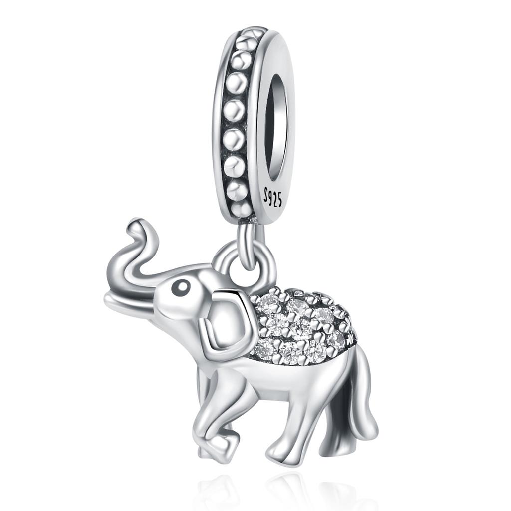 Copper Elephant Dolphin Animal Series Pendant Charms Beads Fit Original Wear Braceletsdiy Jewelry Gifts