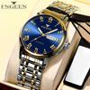 FNGEEN Men Watches Top Brand Luxury Luminous Hands Waterproof Date Clock Male Steel Strap Quartz Watch Sports Watch Man New