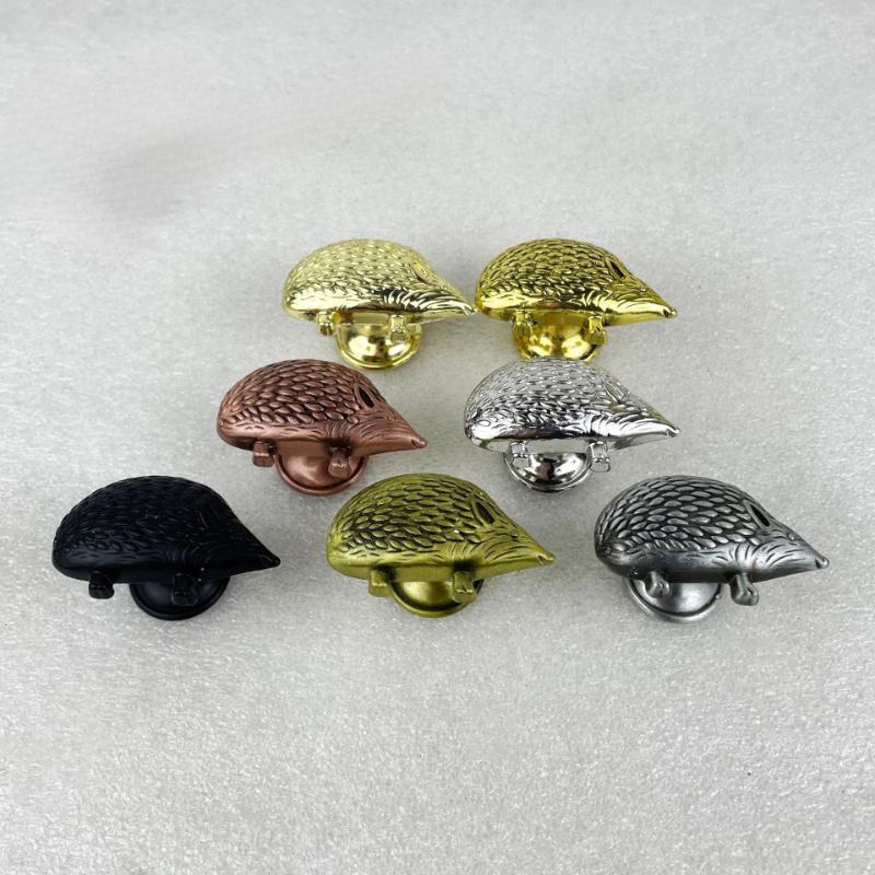 10PC Cute Hedgehog Drawer Knobs Furniture Handle Single Hole Cabinet Door Handle Kitchen Cabinet Wardrobe Handle