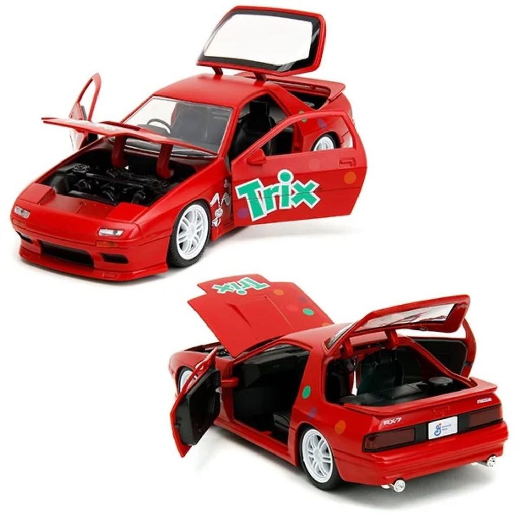 Jada Toys GENERAL MILLS 1985 MAZDA RABBIT Mini Car 124 RX-7 w/TRIX [Item]