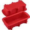 Silicone Bread and Loaf Pans Non-stick  Flexible Silicone Baking Molds for Homemade Breads, Cakes, Meatloaf, Brownies