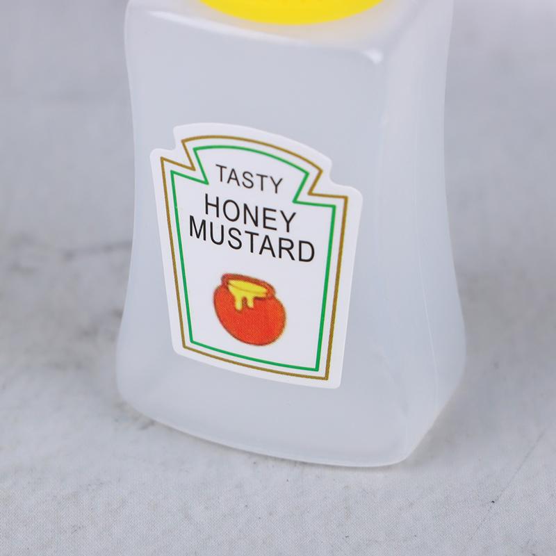 4Pcs/Set Mini Seasoning Sauce Bottle Portable Tomato Ketchup Bottle Salad Dressing Container Pot For Bento Lunch Box