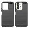 For Xiaomi Redmi 13C 4G/5G/13R 5G/Poco M6 5G/Poco C65 4G Case TPU Carbon Fiber Texture Cover