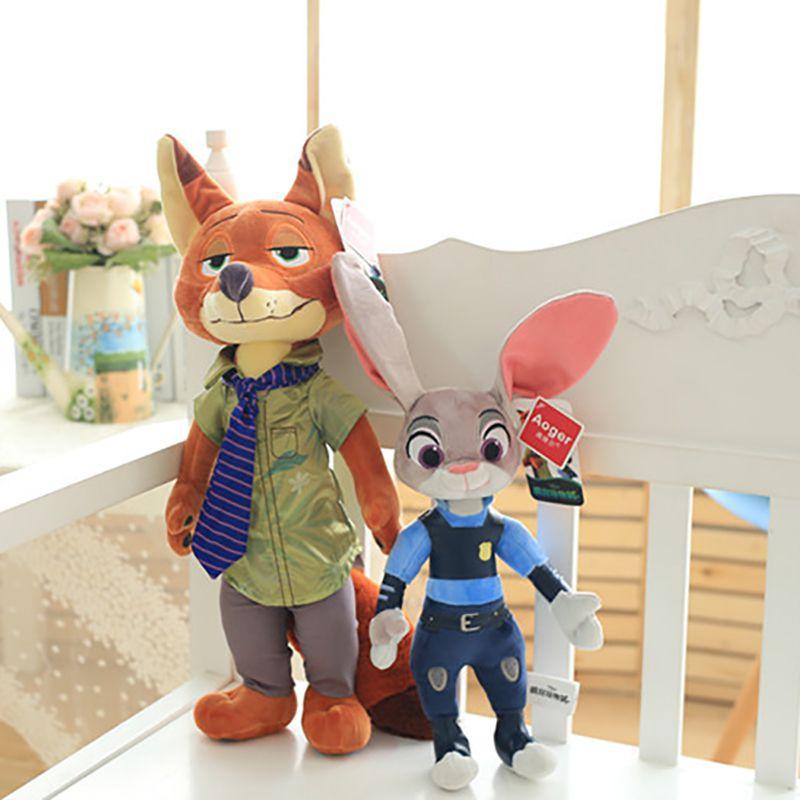 Zootopia/zootropolis Judy Hopps e Nick Wilde Peluche Giocattolo Regalo Ideale per Bambini e Fan