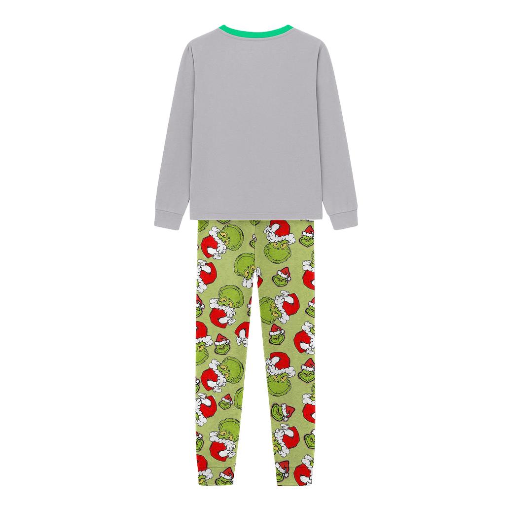 Print Cute Family Set Pajamas, Home Clothes, Family Set Long Sleeve Top Pants Set