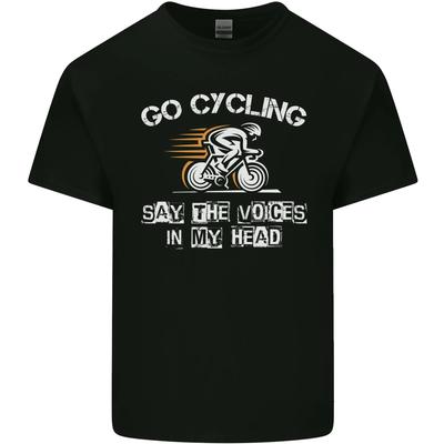 Go Cycling Say Voices In My Head Cyclist Kids T-Shirt Childrens