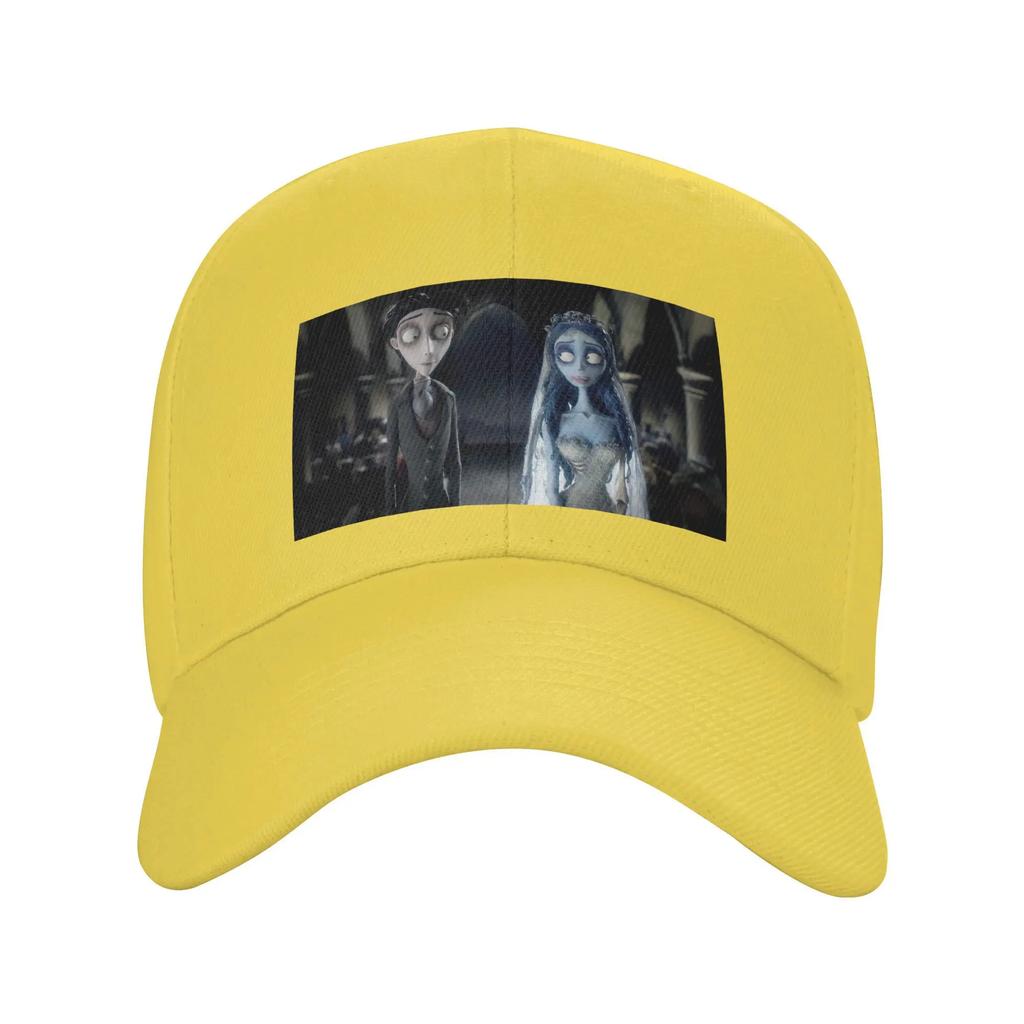 Unisex Baseball Hats Victor And Emily Tim Burton's Corpse Bride Outdoor Streetwear Summer Sports Baseball Caps Casquette Hats
