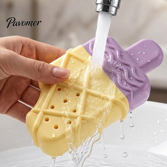 Flexible TPR Teeth Cleaning Toy Dog Cooling Chew Toy, Popsicle Ice Freezer Donut Shape Interactive Training Reusable Freeze for Summer Heat