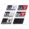 Car Styling 3D GT Sport Metal Zinc Alloy RearTrunk Fender Adhesive Badge Body Tailgate Displaceme Decorative Emblem