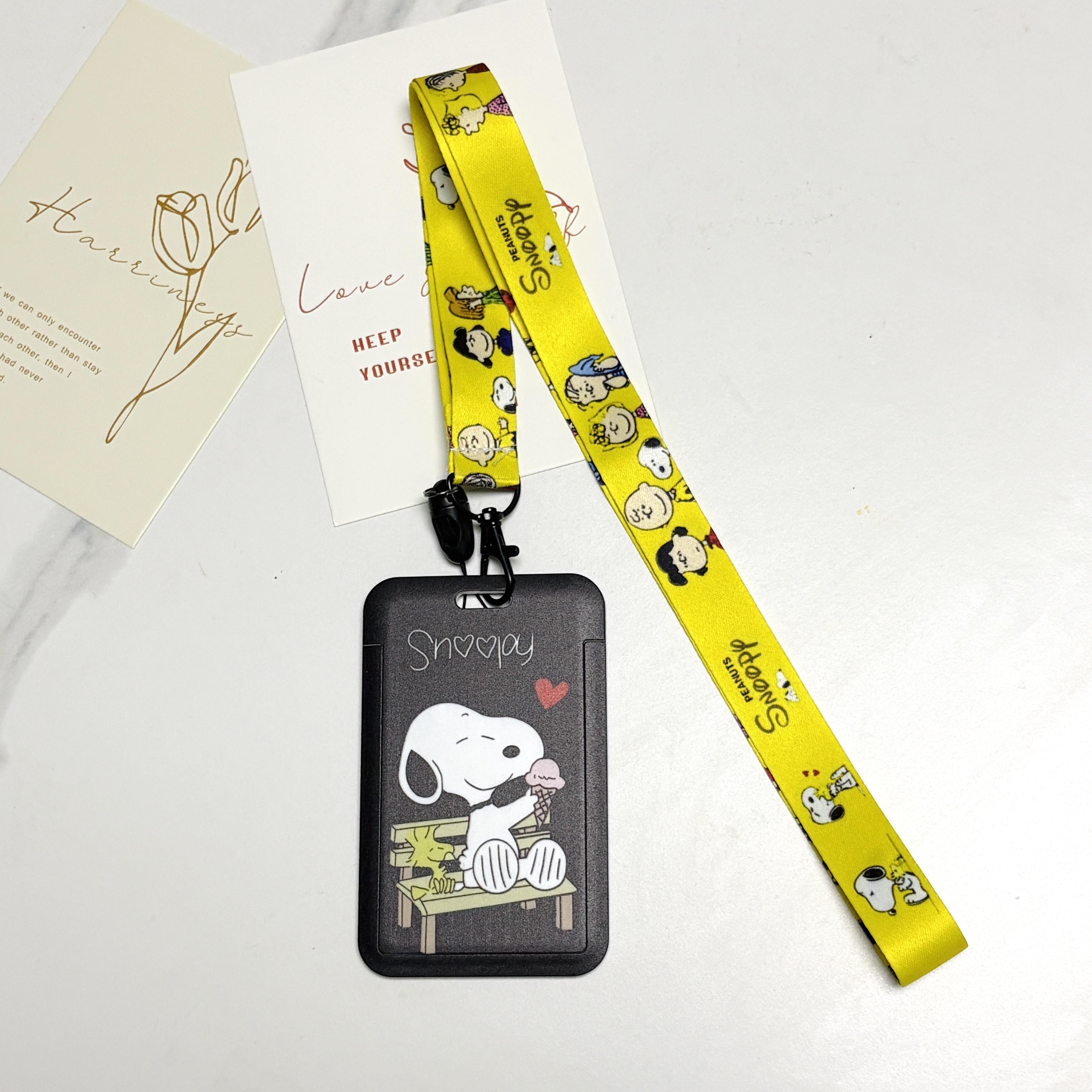 

Anime Characters Card Holder Lanyards Keys Neck Strap Card Badge Keychain ID Credit Bus Card Cover Hang Rope Lariat Lanyard