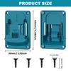 1 Set Wall Mount Electric Tool Holder For Makita 18V Wall Power Mount Storage Battery Bracket Fixing Newest Drill Holder Slots S