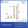 Acrylic Photo Frame with Adjustable Stainless Steel Stand