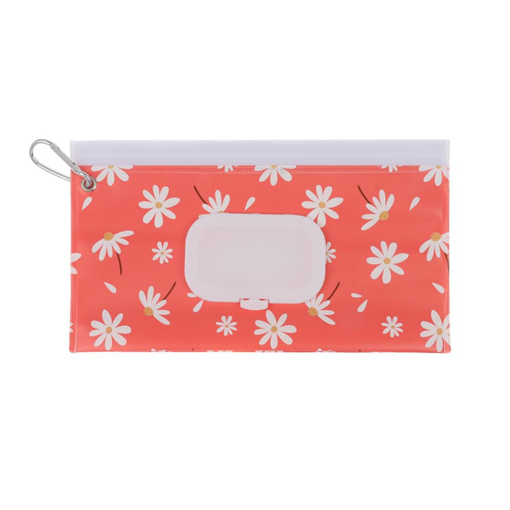 Carrying Case EVA Wet Wipes Bag Flip Cover With Buckle Cosmetic Pouch Wet Wipe Pouch Home