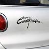 The Spirit of Competition Letter Reflective Racing Car Decoration Sticker Decal