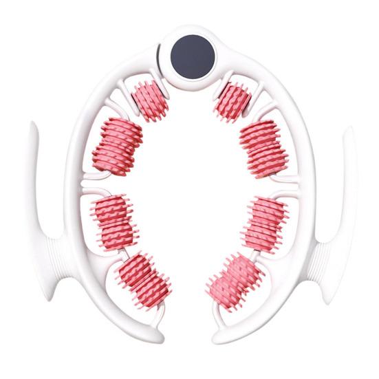 Leg Massage Roller Anti-Cellulite Lymphatic Drainage Deep Tissue Therapy Thighs Arm Back Shoulder Muscle Relaxation Massage Tool with 14 Rollers