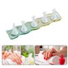 1 Set Magnetic Nail Holder with Gradient Color Base Professional DIY Manicure Fingernail Rest Wearable False Nails Showing Shelf Reusable Nail