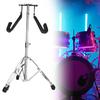 Cymbal Stand, Height Adjustable, Lightweight Aluminum Alloy, 3-Leg Stable Design, for Drum Parts, Black, Compatible with Model Names