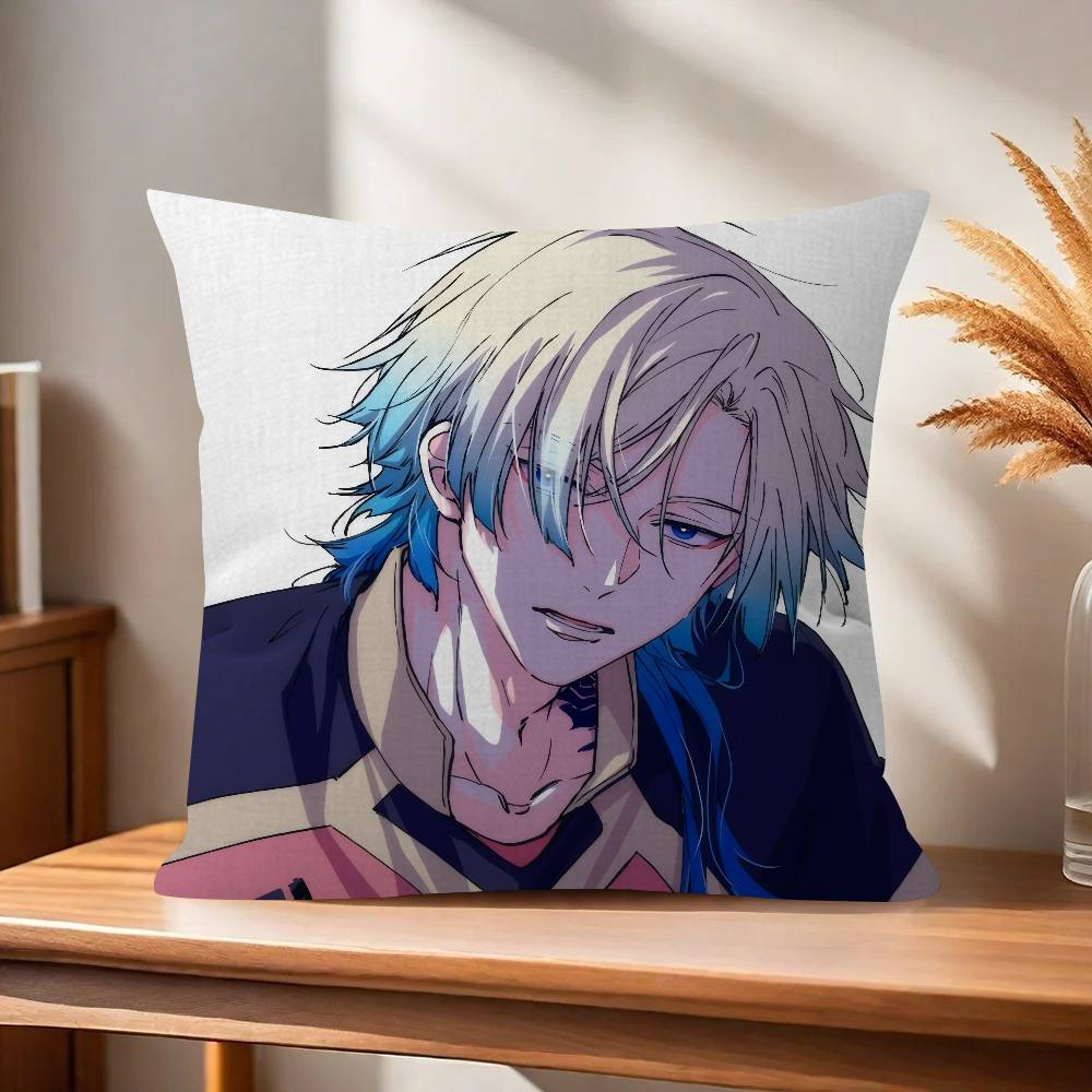 Anime mMichael cool Kaiser  Pillow Gift Home Office Decoration Bedroom Sofa Car Cushion Cover case 45x45