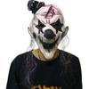 Dress Up Halloween Full Face Mask Latex Joker Mask Halloween Clown Facemask  Halloween Decor