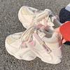 New summer dad shoes mesh platform heightening shoes ins trendy sports and leisure shoes