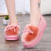 Plush Women Home Indoor Slippers with Fur Warm Fashion Female Ladies Winter Slippers Cotton Winter Women Shoes Ghn8