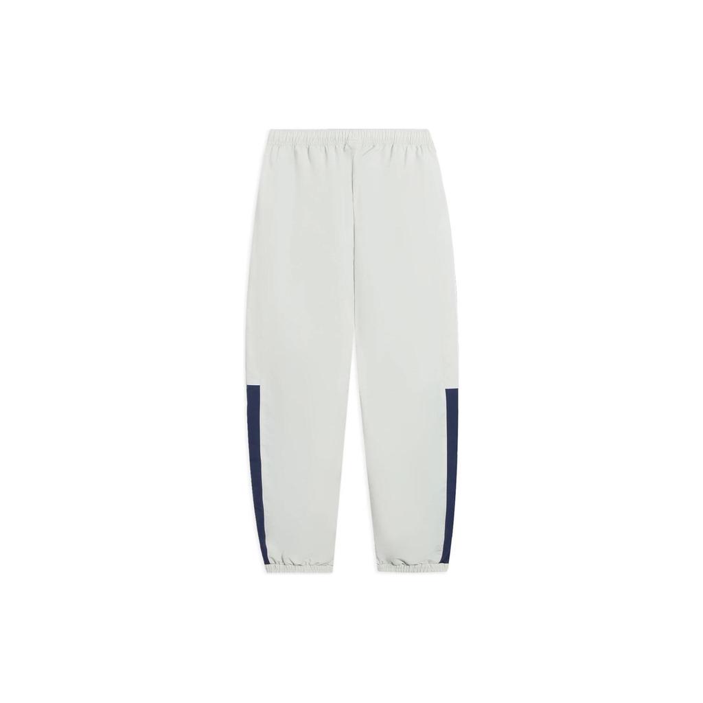 Li-Ning Color-Block Letter Logo Print Water-Repellent Jogger Knit Sports Pants Men Bottoms Aqua-Gray AYKS837-1