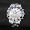 Big Dial Men's Business Watches Gold Wristwatch Creative Men Quartz Watches  Business