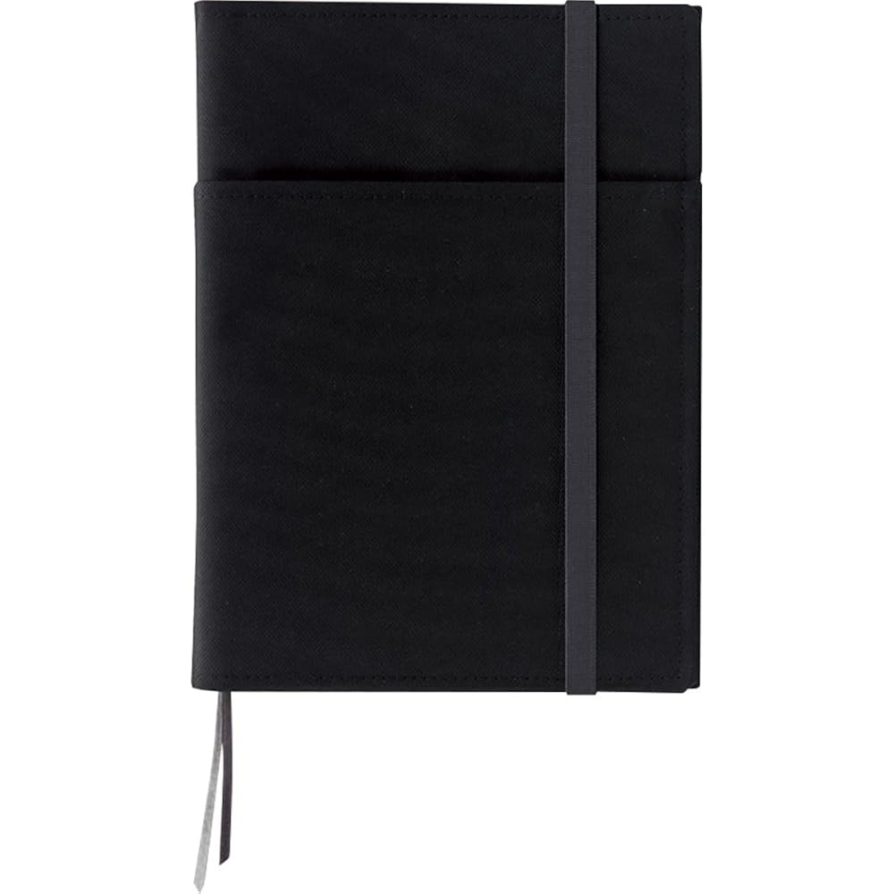 Kokuyo (KOKUYO) notebook cover notebook, compatible with systematic ring notebooks, black, A5, BD...