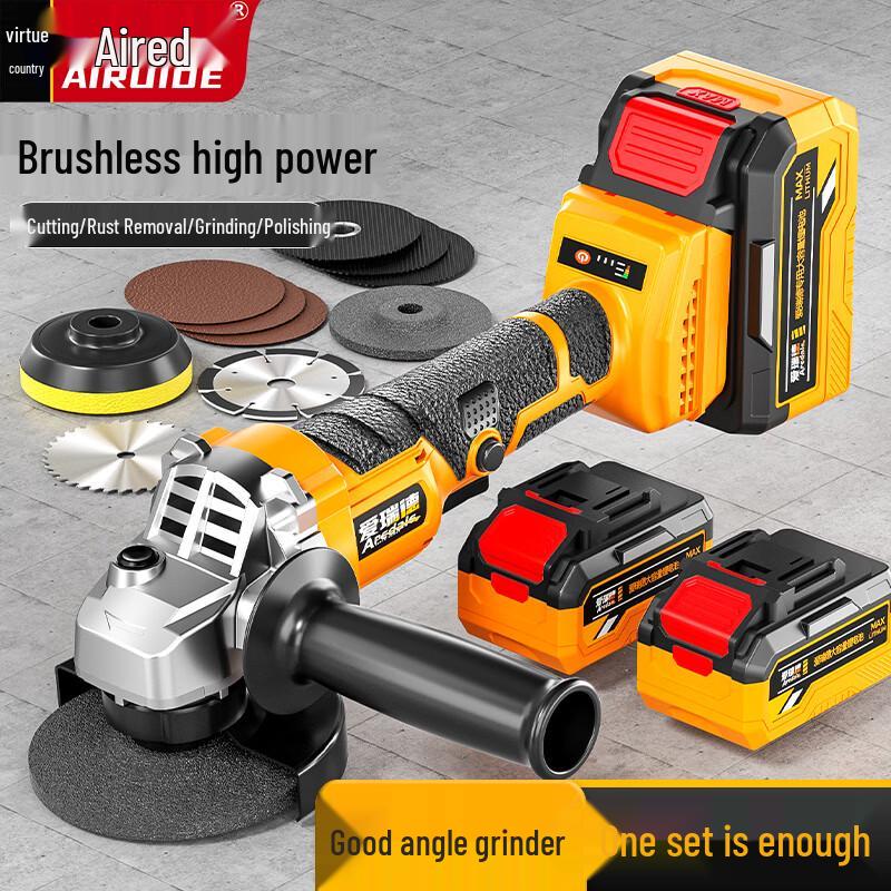 

Ai Ruide 21V Cordless Angle Grinder CN plug (adapter included)