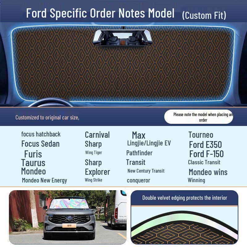 Car Windshield Sunshade Umbrella: Heat Insulation, Blackout Curtain, Sun Protection for Small Cars