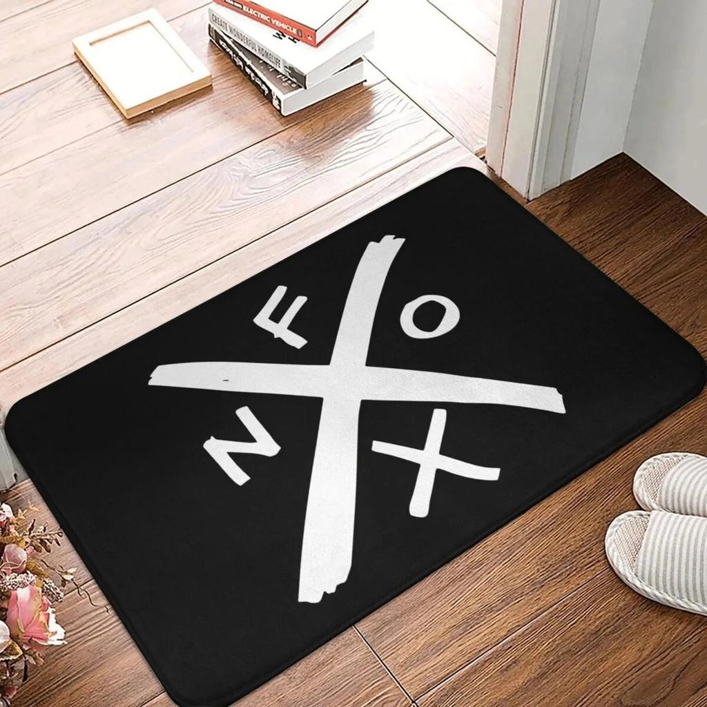 1PC LOVE Dog Pattern Door Mats Kitchen Rugs Non-Slip Pop Design Living Room Rugs Bath Mat Carpet for Home Sink Laundry Decor