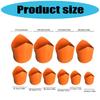 5/10 Size Adjustable Saddle Notch Marker For Round Pipes With Durable Synthetic Leather Pipe Saddle Scribe Tool