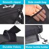 Bike Triangle Frame Bag - Bicycle Cycling Storage Triangle Top Tube Front Pouch Saddle Bag for Road and Mountain Bikes , Black