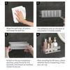 Adhesive Shower Storage Rack Rustproof Shower Storage Unit Adhesive Mount Stand for Bottles and Accessories
