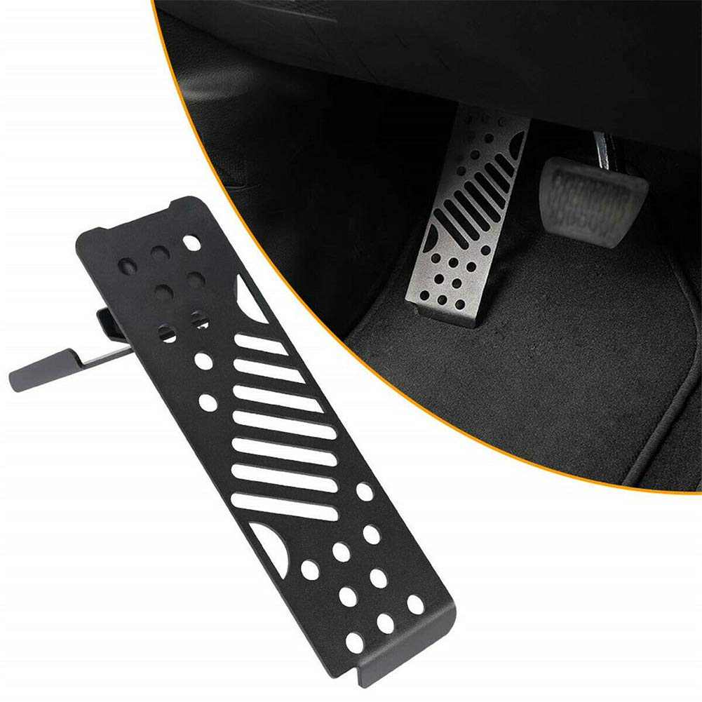 Qiilu Footrest Pedal Left Footrest Pedal Foot Rest Peg Panel for Wrangler JL Panel, 2018-2019