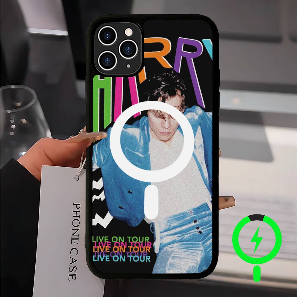 Pop Singer Harry Styles Magnetic Case For IPhone 17 16 14 13 12 11 15 Pro Max Plus Wireless Charge Phone Cover