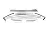 Glass Edging (stainless Steel) Upper for Opel Astra K 2016-2021