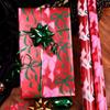 43x300cm Gilded Christmas Gift Wrapping Paper Christmas Snowflake Bow Flower Bouquet Packaging Paper for Party Decorations
