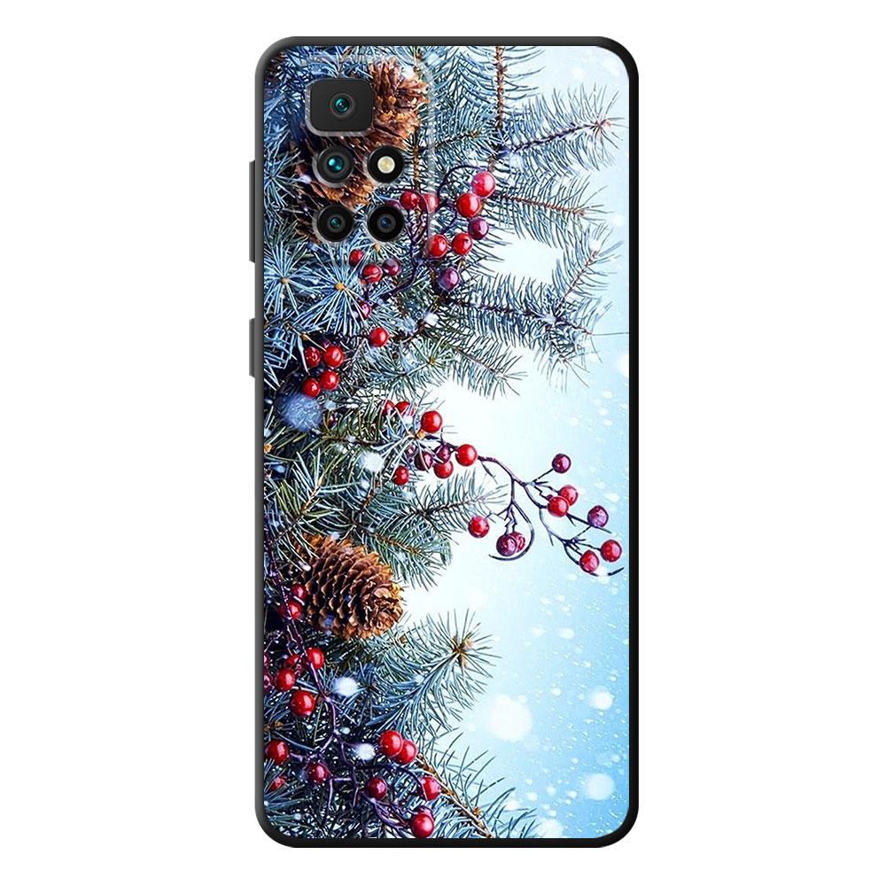 

Силиконовый чехол с Рождеством и снегом для Realme 5 9i 6s Narzo 8 9 Pro V25 7i 5S 7 6 8i 9 5G SE 9Pro 8Pro, сумка-капа Realme 5(5i 5s 6i)