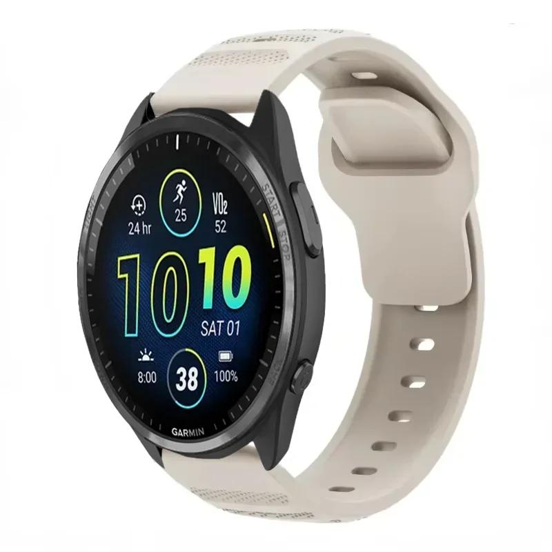 Силиконовый ремешок 20/22 мм для Garmin Active 5/Vivoactive 5/Venu 3 Дышащий браслет для Garmin Forerunner 965 265 165 55 955 Ремень