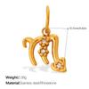 Luxury Zodiac Diamond Necklace Pendant – High-End Elegance In European & American Niche Design