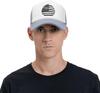 Baseball Amerikanische Flagge Grafik Trucker-Kappe Atmungsaktives Netz Verstellbar Lässige Kappe für Männer Frauen