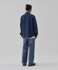 RYUL+WAI Denim Semi-Oversized Stone Wash Shacket Indigo C6