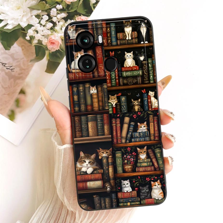For Itel P40 Plus Case P683L Luxury Candy Painted Cover Soft TPU Matte Phone Case For Itel P40 P 40 ItelP40 P40+ Back Cover Bags