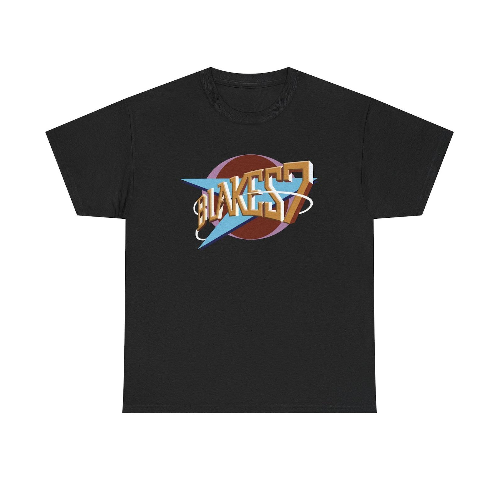 Blakes 7 Blakes7 Retro Logo T-Shirt – Sci-Fi TV Show Apparel S